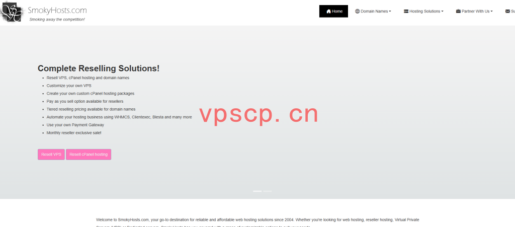 smokyhosts:美国VPS低至$12.95/年,可选洛杉矶和纽约机房,PayPal付款