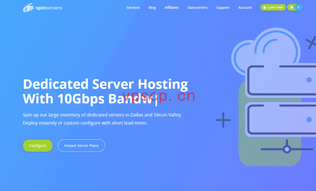 spinservers:美国VPS-5折优惠仅需$6/月起,多种配置、可选大硬盘、Windows