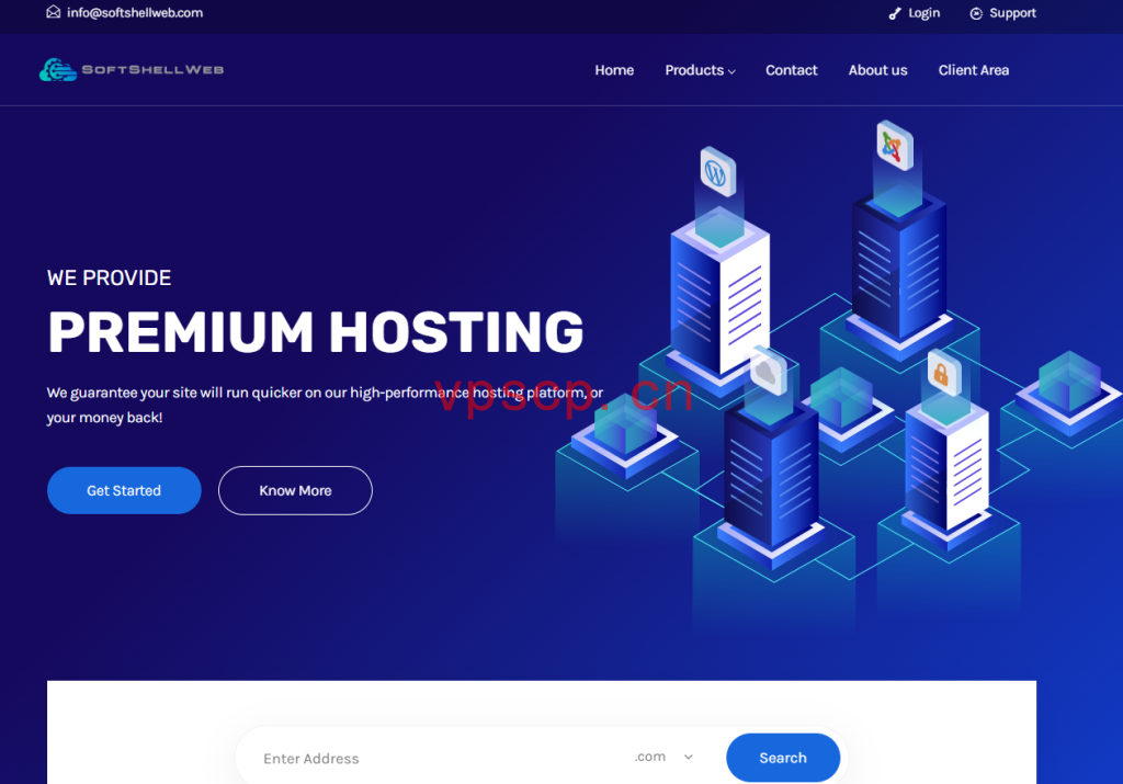 softshellweb：台湾vps低至$24.95/年，1Gbps带宽，自带1个IPv4+/64 IPv6