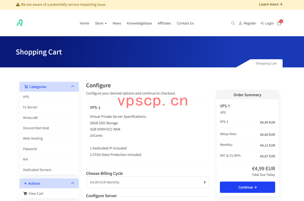 AirnodeHosting：荷兰vps仅需€2/月/2核/2GB内存/30GB NVMe空间/10TB流量/1Gbps端口/KVM
