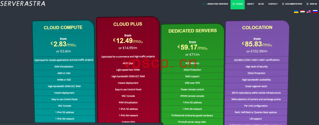 serverastra匈牙利VPS仅需$4.89/月，10Gbps大带宽/AMD高性能平台