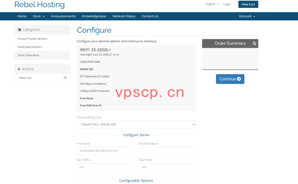 Rebel Hosting：美国vps仅需$30/月/E5-2650L/32GB内存/960GB SSD硬盘/不限流量/500Mbps-1Gbps带宽/加利福尼亚