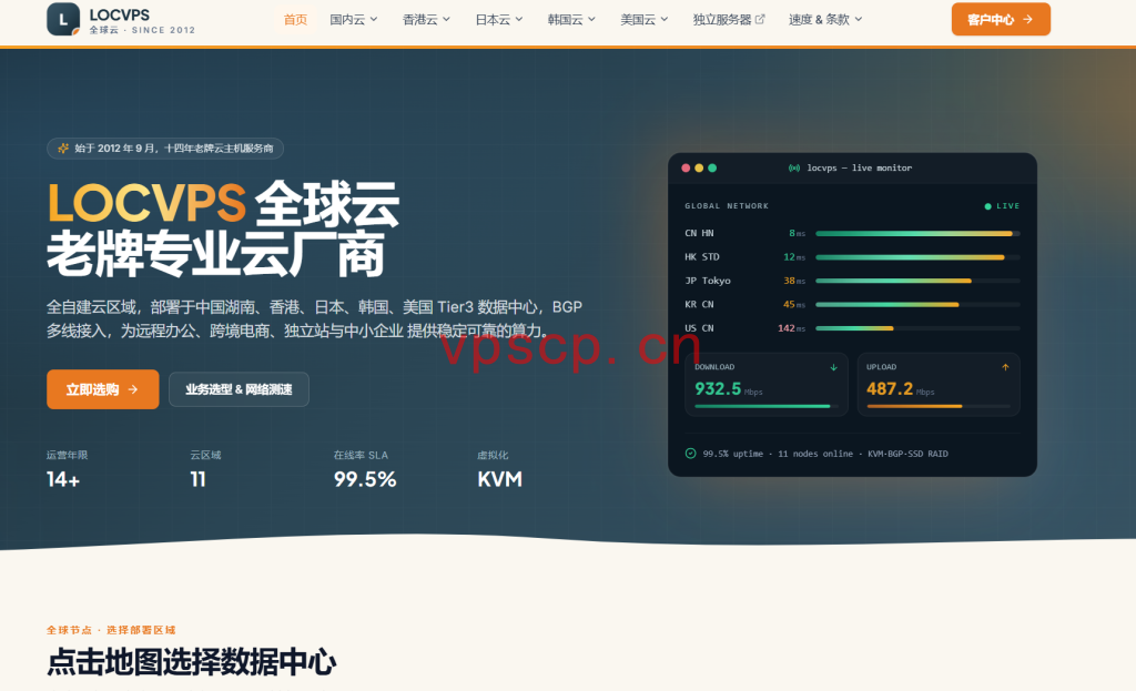 LOCVPS:香港vps仅需28元/月/2GB内存/30GB SSD空间/750GB流量/400Mbps端口/KVM/香港/BGP+CMI,香港原生IP